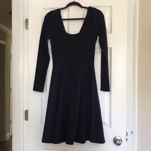 Anthropologie Maeve Navy knit dress, size small